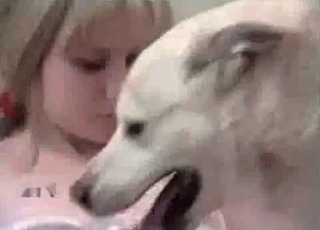 Tight pussy fucked nicely by amazing retriever